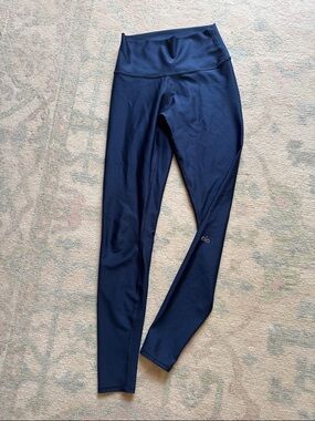 ALO Yoga Navy Seamless Performance Leggings